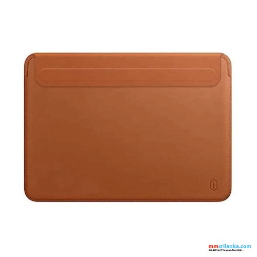 WIWU SKIN PRO 2 PU LEATHER SLEEVE FOR MACBOOK AIR 13" - BROWN